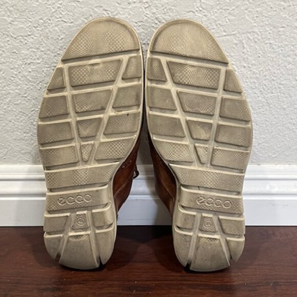 Ecco Oxford Leather Shoes Mens Light Brown Sz 10 60267401053 main image 4